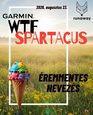 ÉREMMENTES aszfalt 12 km Garmin WTF Spartacus 2026